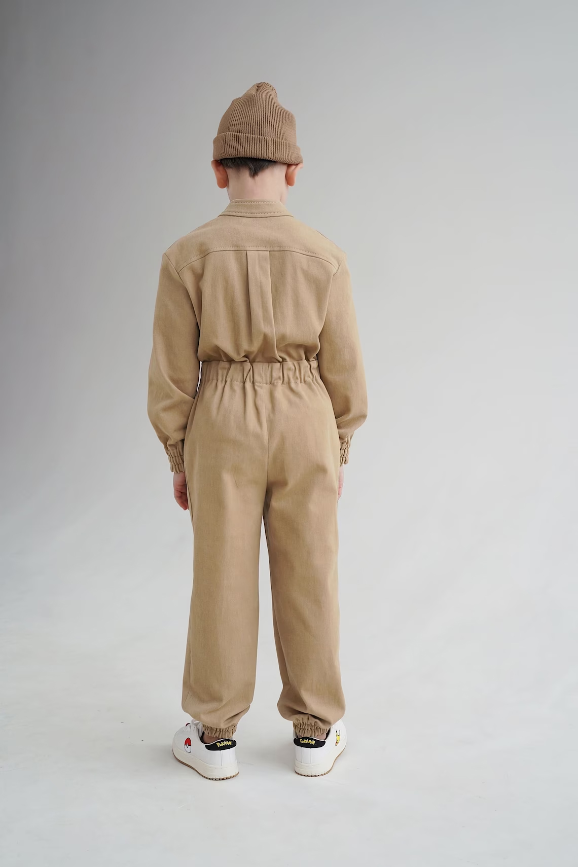 Irene jumpsuit (boys) sewing pattern with tutorial height 43.25 in 110 cm - Image 9